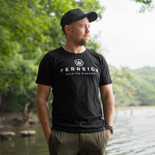 Chesta T-Shirt - Black with white