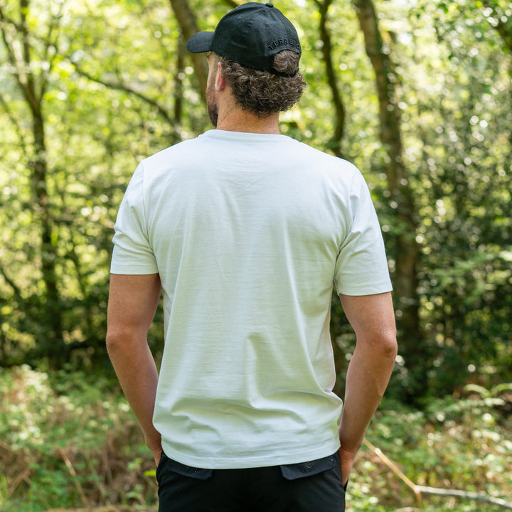 Timeless T-shirt - White with black