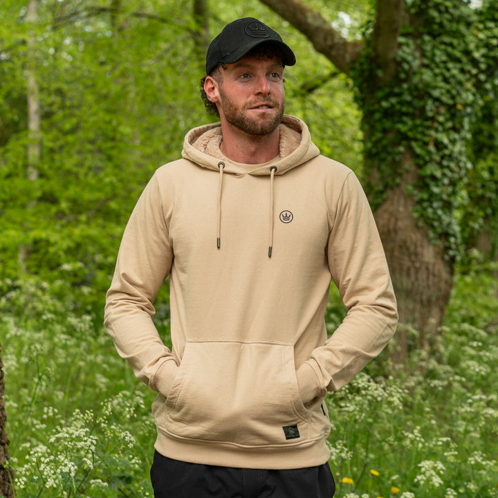 Chronicles hoodie - Nude with black