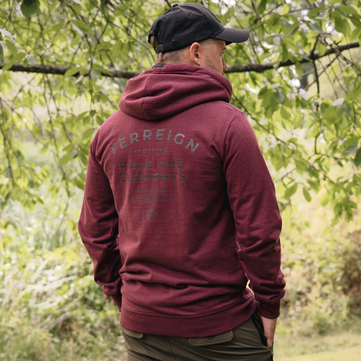 NEW : Chronicles Hoodie Burgundy