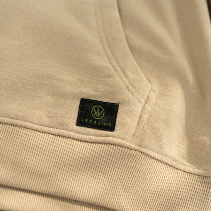 Chronicles hoodie - Nude with black