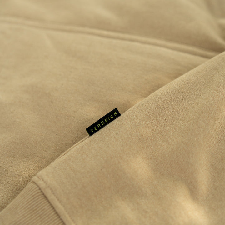 Chronicles hoodie - Nude with black