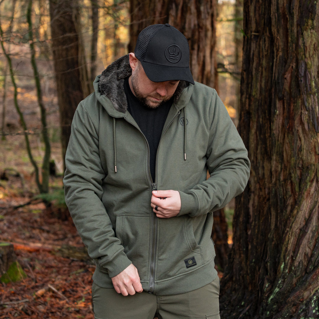 Extreme Zip hoodie - Green