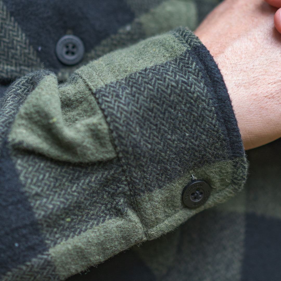 Signature oversize Flannel Shirt - Grey and Black