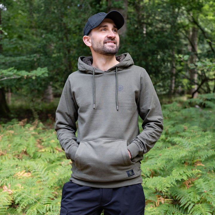 Neville Alarms Hoodie - Green with Black