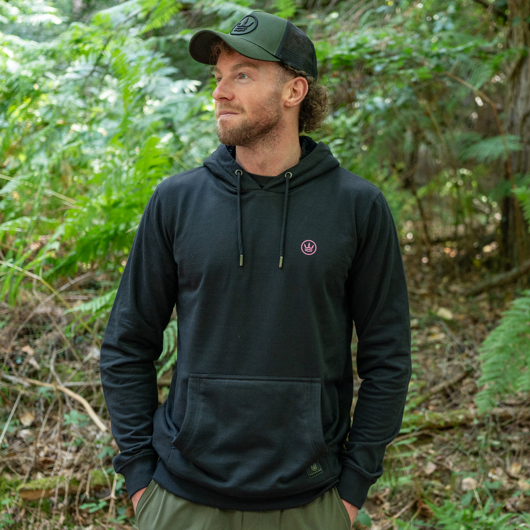 The Koi Hoodie -  Black