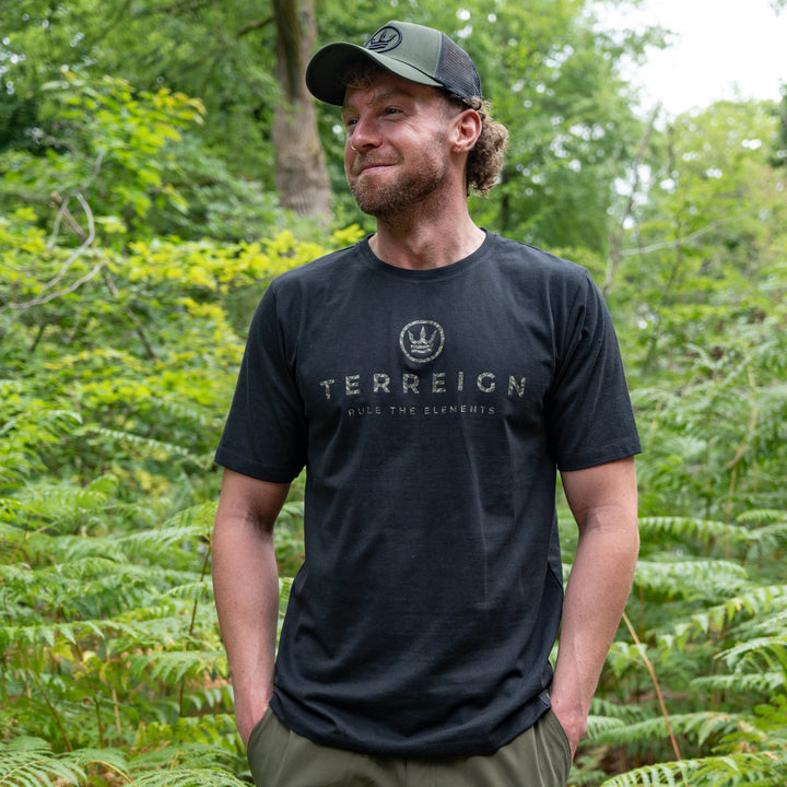 Carp Camo T-Shirt - Black