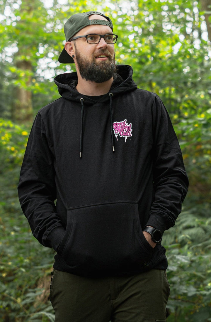 Black Secret Squirrel Club Carp Hoodie - by Carpit