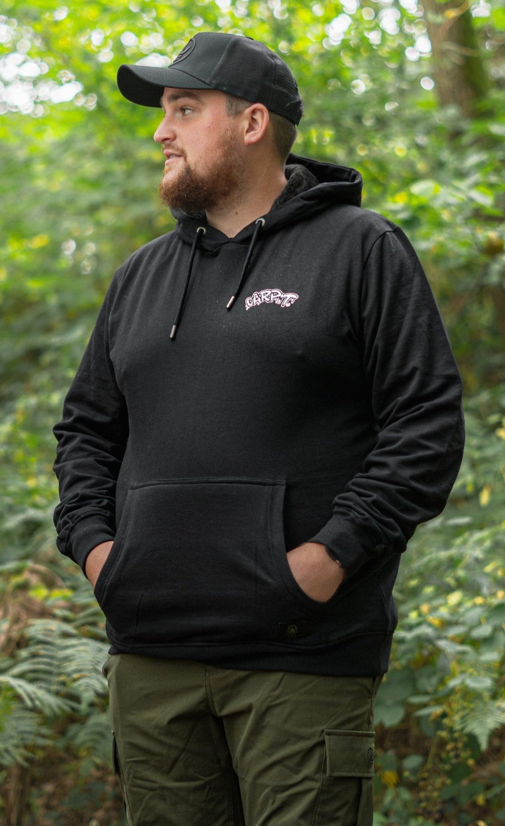 Black Ghost Carp Hoodie - by Carpit