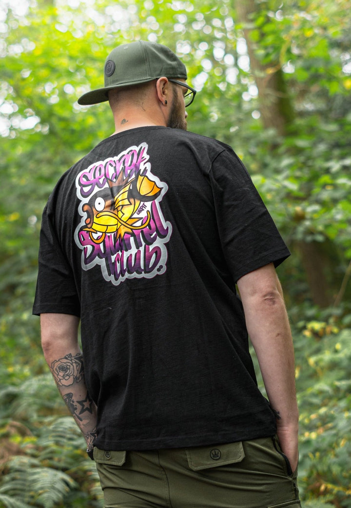 Black Secret Squirrel Club Carp T-Shirt - By Carpit