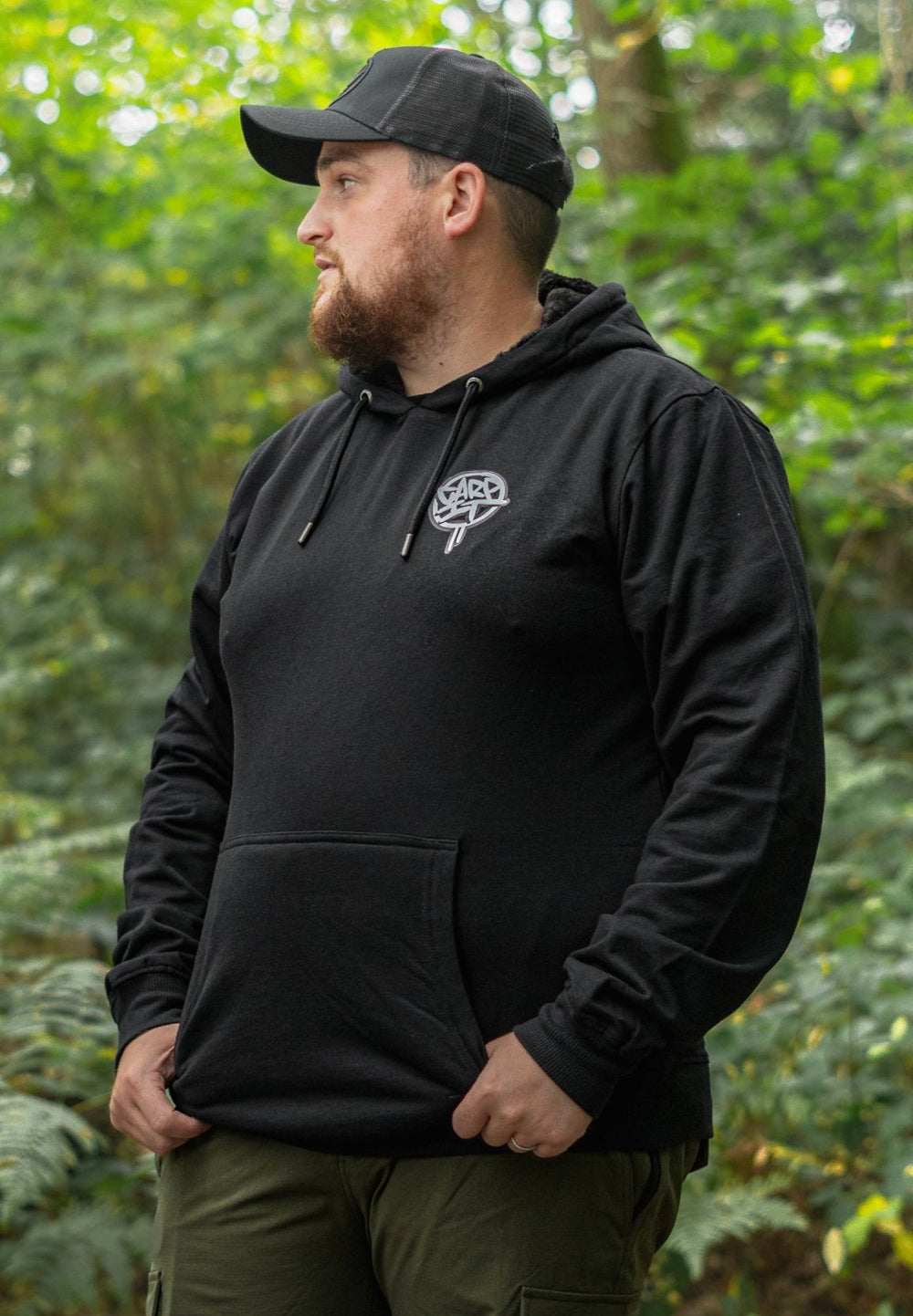 Black Secret Squirrel Club Squirrel Skull Hoodie - by Carpit