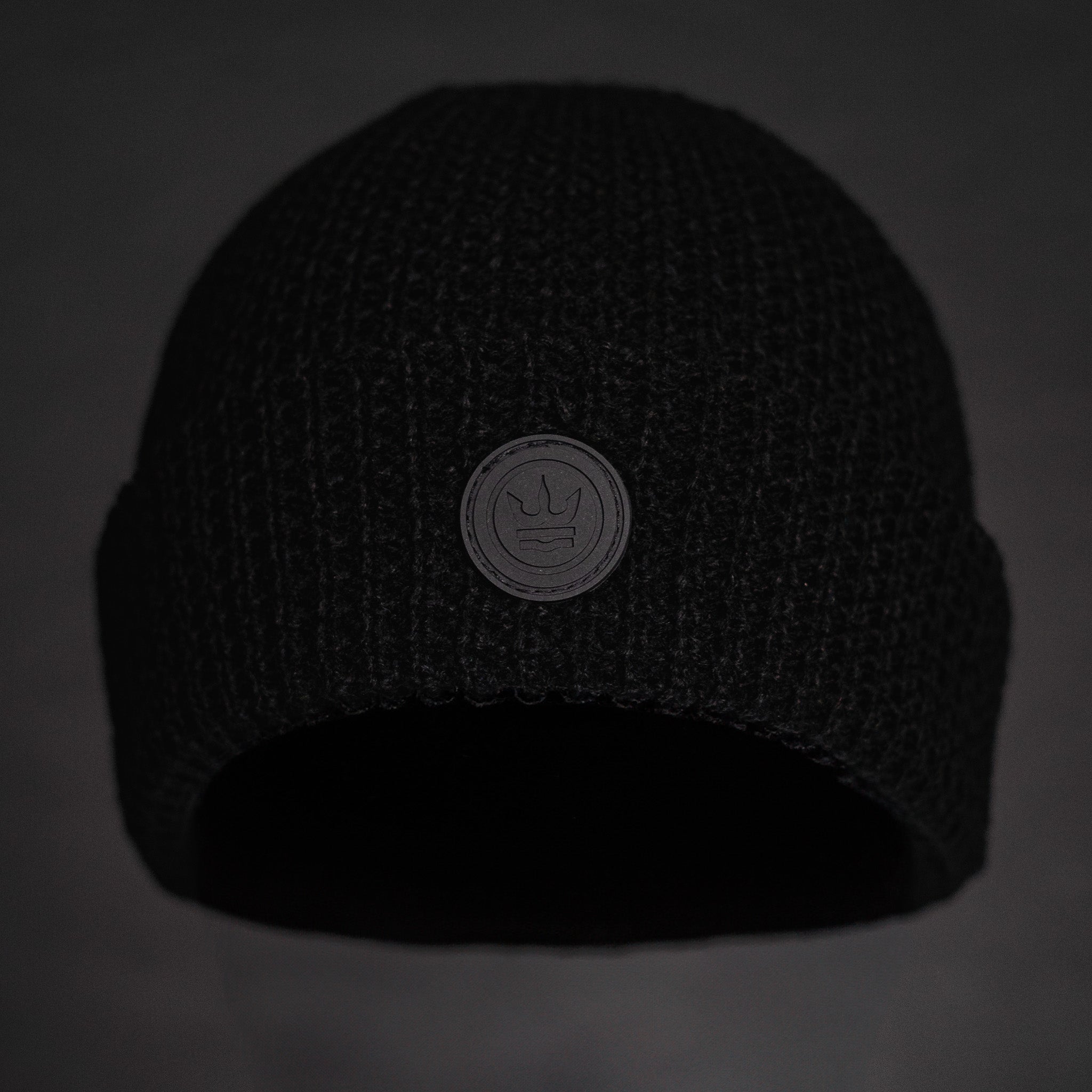 Patch Beanie Hat Black-Hat-Terreign Clothing