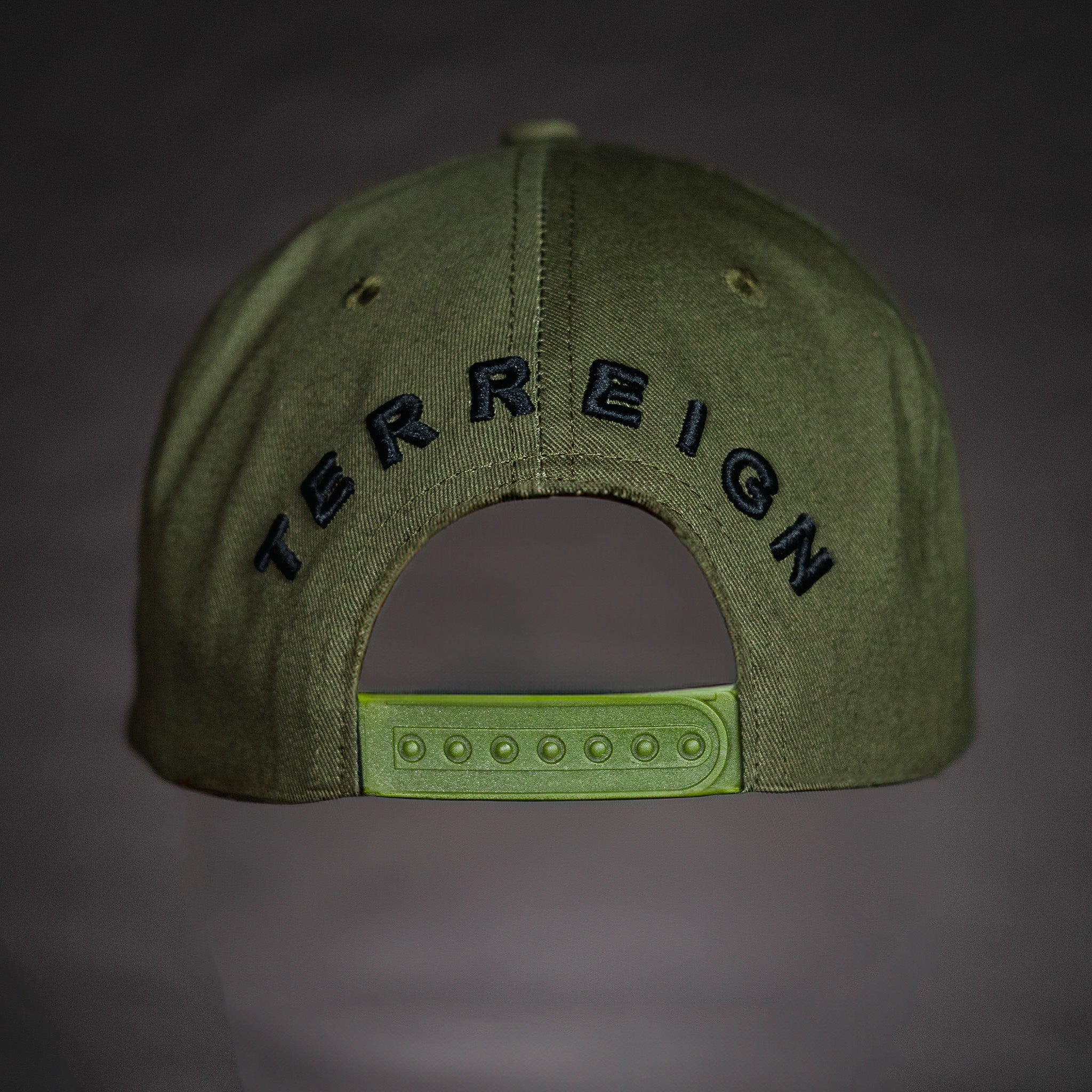 Patch Snapback Cap Green-Hat-Terreign Clothing