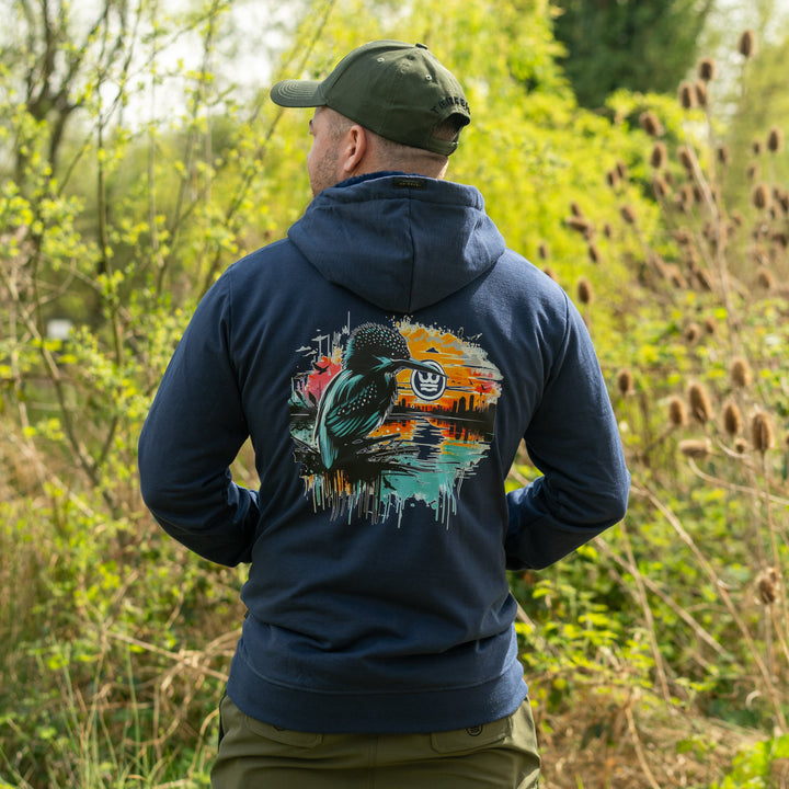 The kingfisher hoodie - Navy