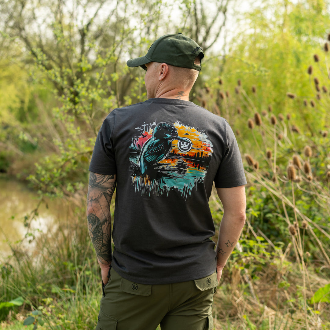 The Kingfisher T-shirt - Charcoal