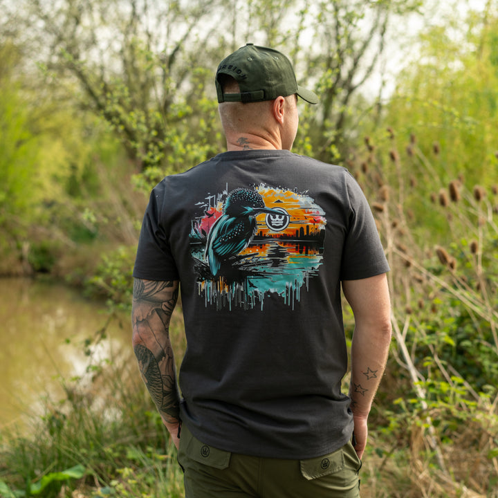 The Kingfisher T-shirt - Charcoal