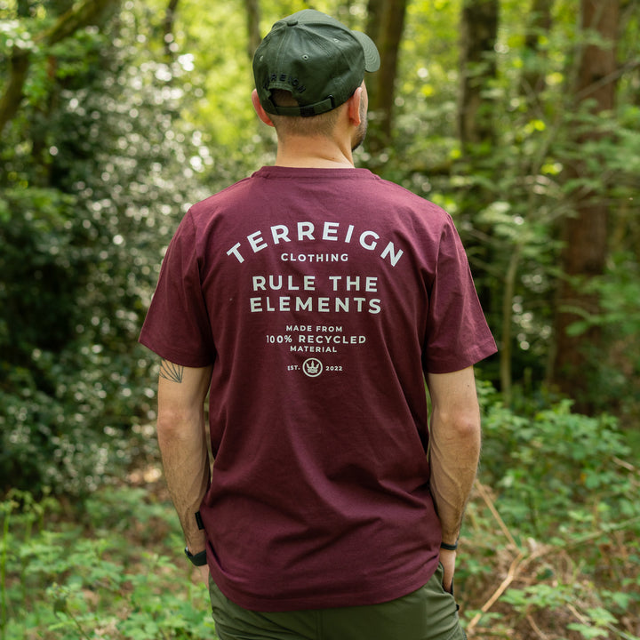 Chronicles T-shirt - Burgundy