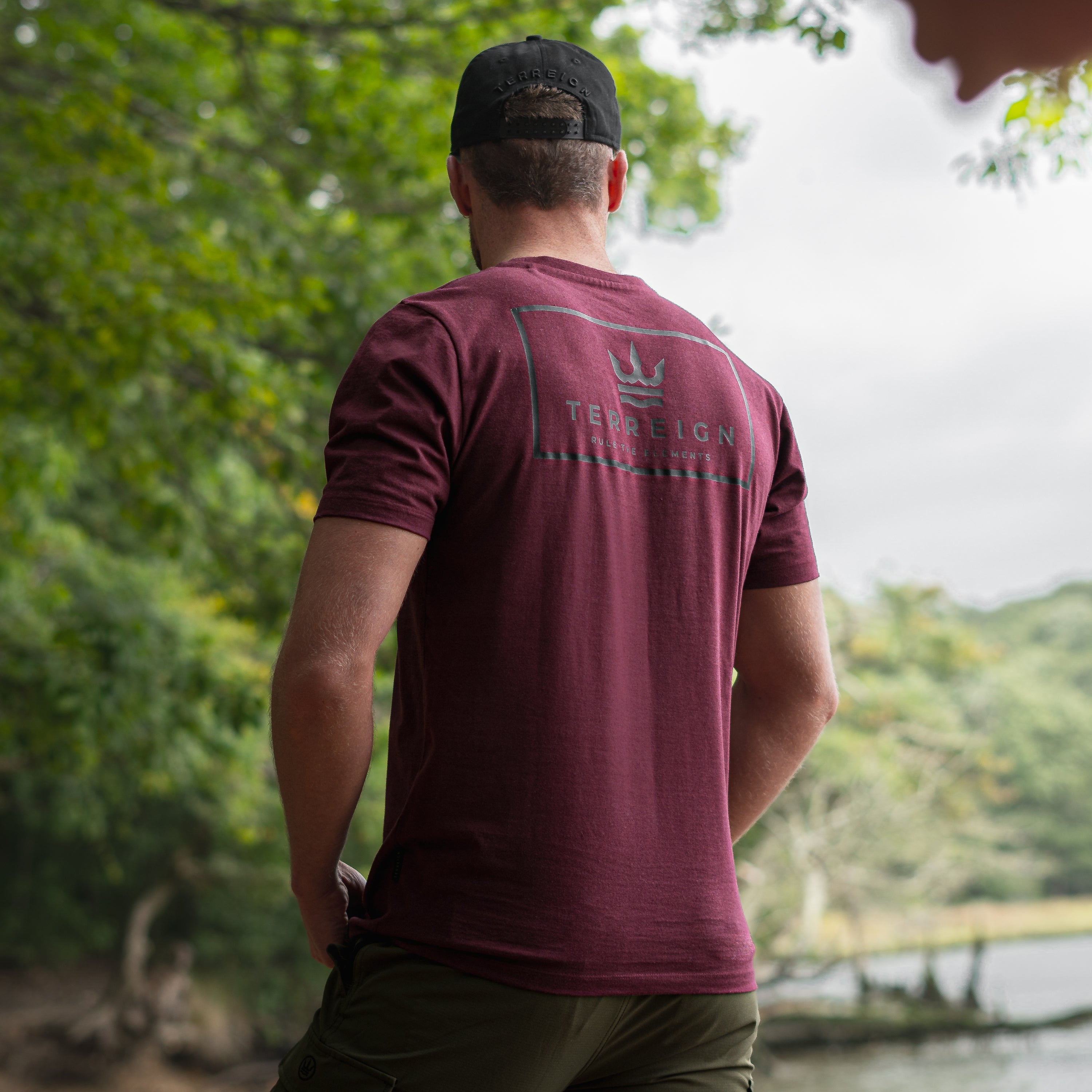 Stamp T-Shirt Burgundy