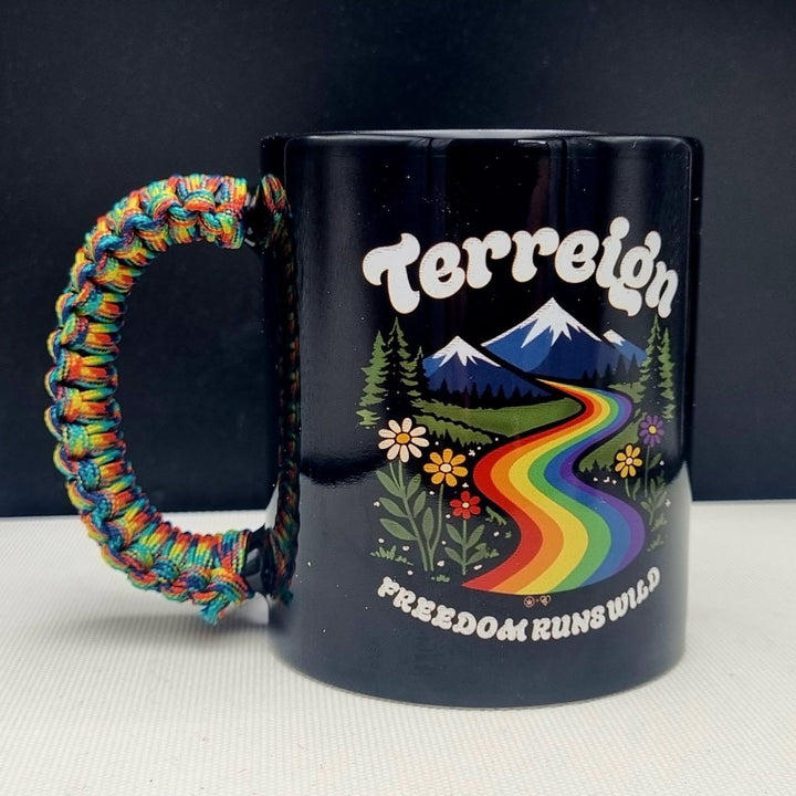 Signature Black Mug - Rainbow River