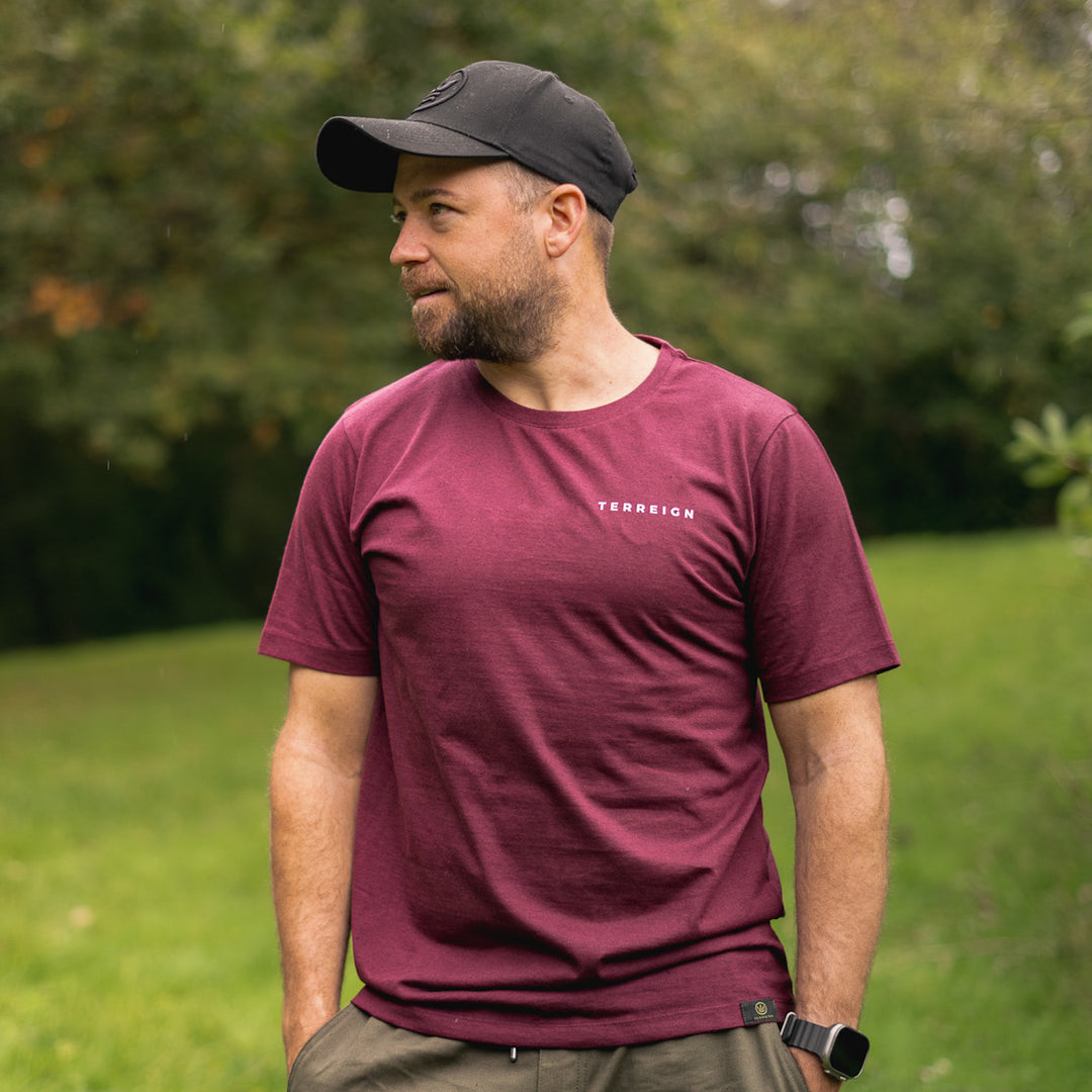 Tri-angler T-Shirt Burgundy