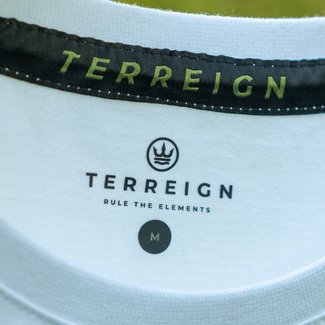 Icon T-shirt - White with camo