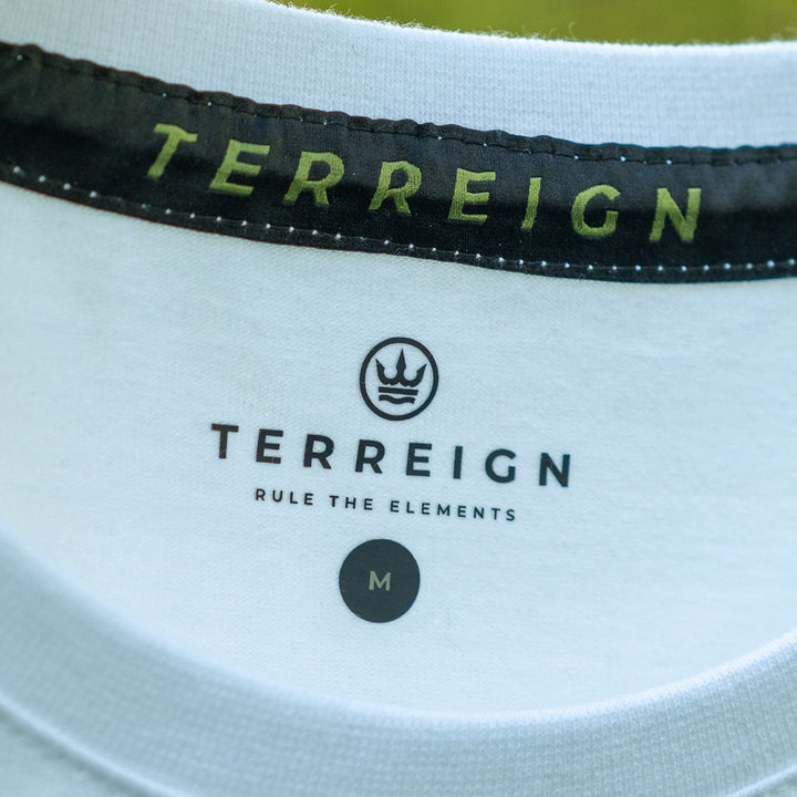 Icon T-shirt - White with camo
