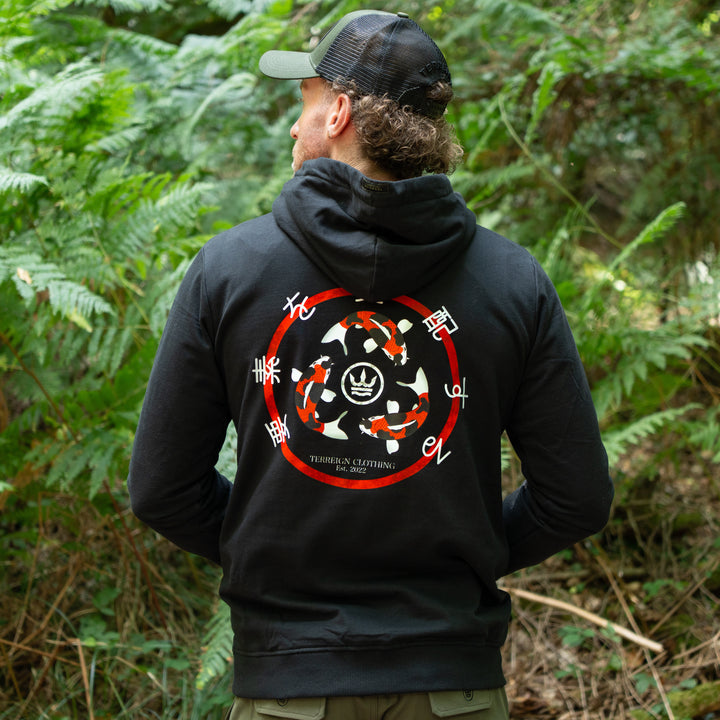 The Koi Cycle Hoodie - Black