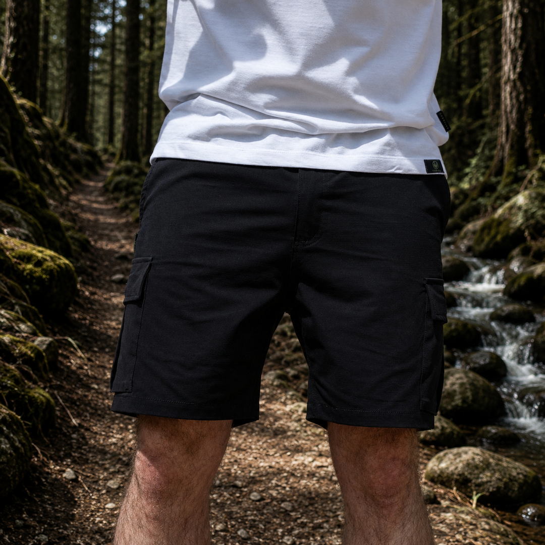Timeless Cargo Short - Black