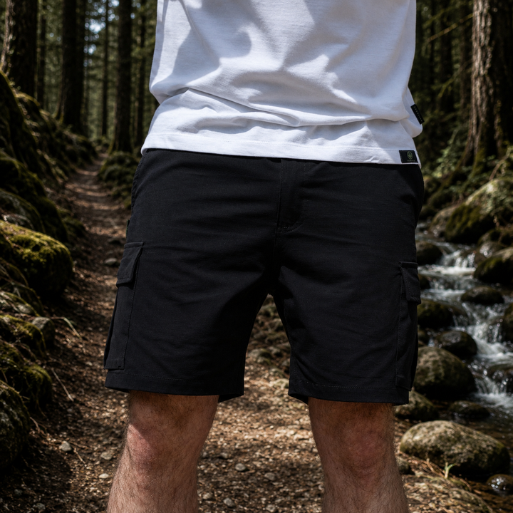 Timeless Cargo Short - Black