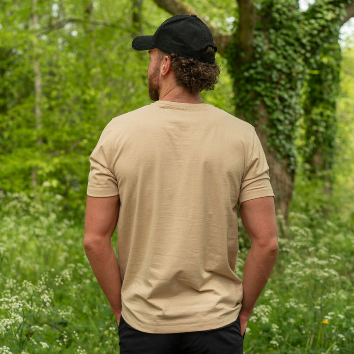 Chesta T-shirt - Nude with black