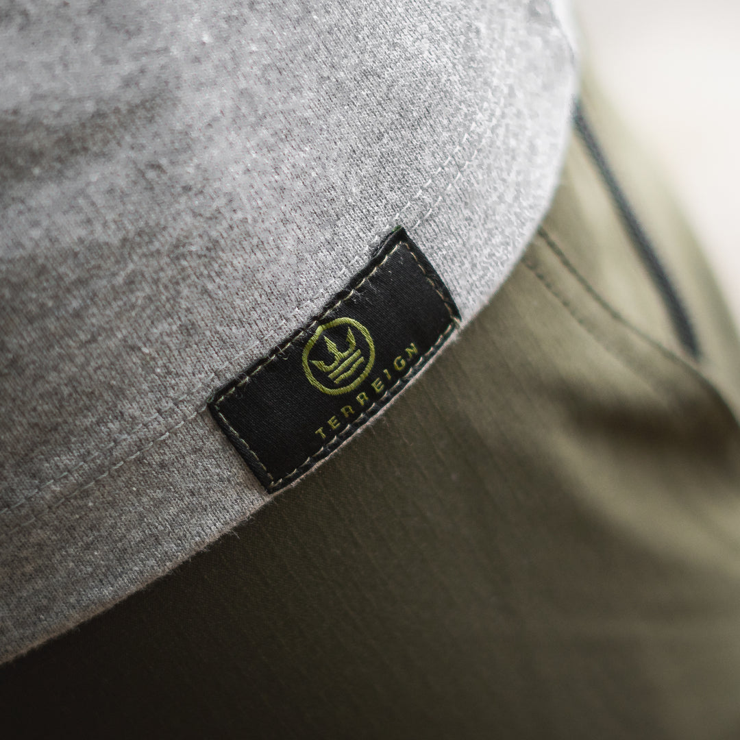 Icon T-Shirt - Grey with black