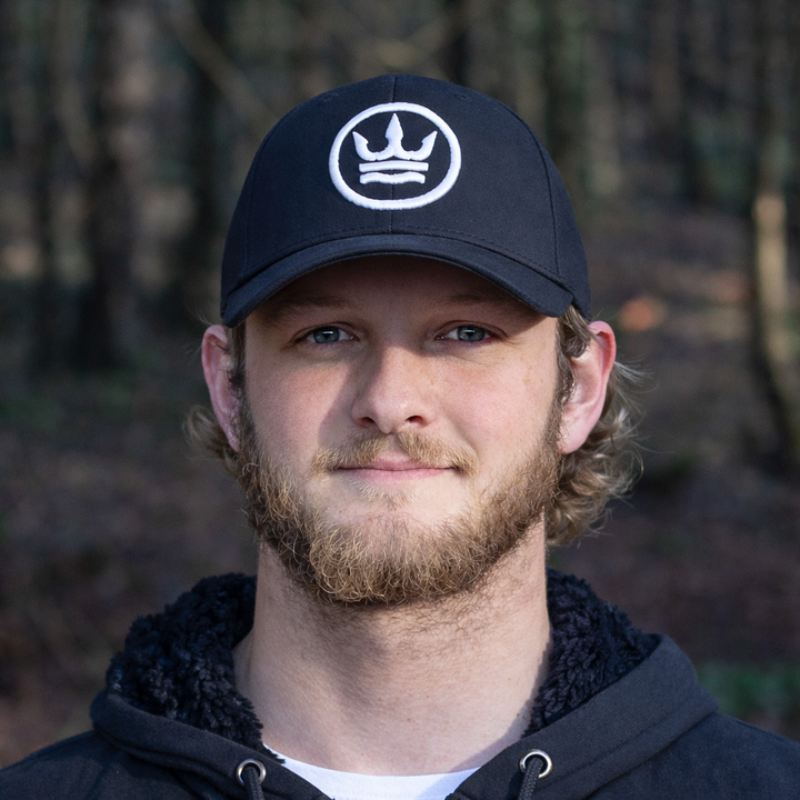 Baseball Cap - Black with White