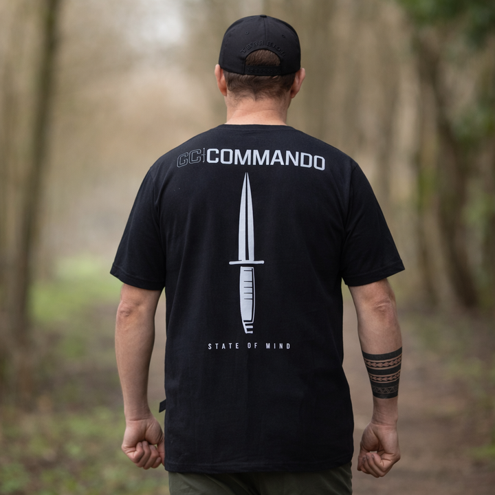Commando X Terreign T-shirt - Black with White