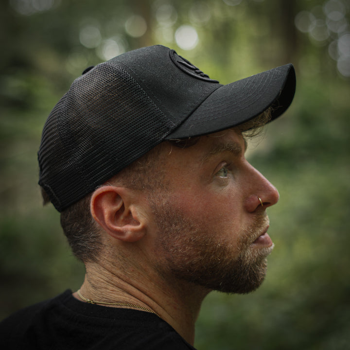 Stealth Trucker Cap - Black