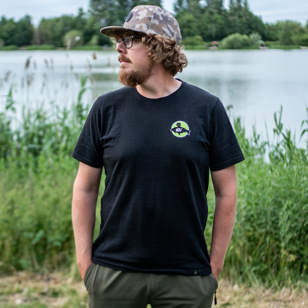 Nuffinbutfishing T-shirt - Black