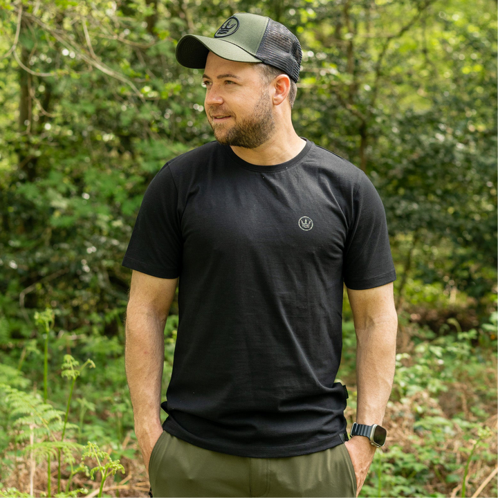 Carp Camo T-Shirt - Black