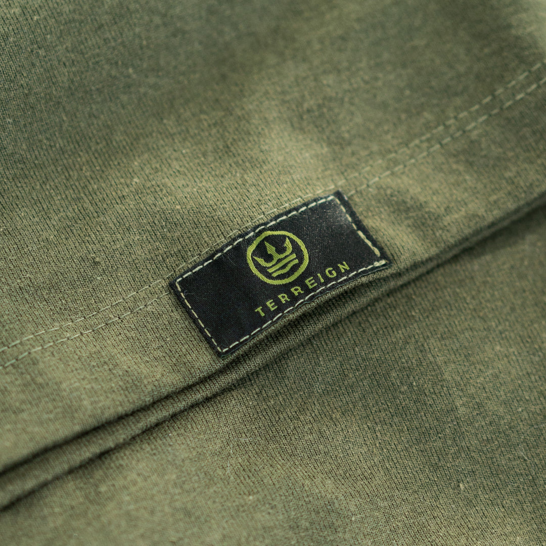 Green Jumper with White Chesta