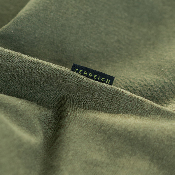 Green Jumper with White Chesta