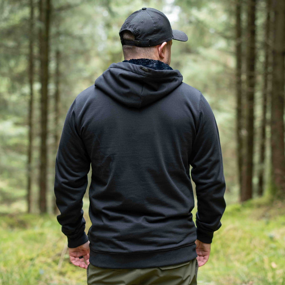 Mini Peaks Black Hoodie - Choose your own design colour