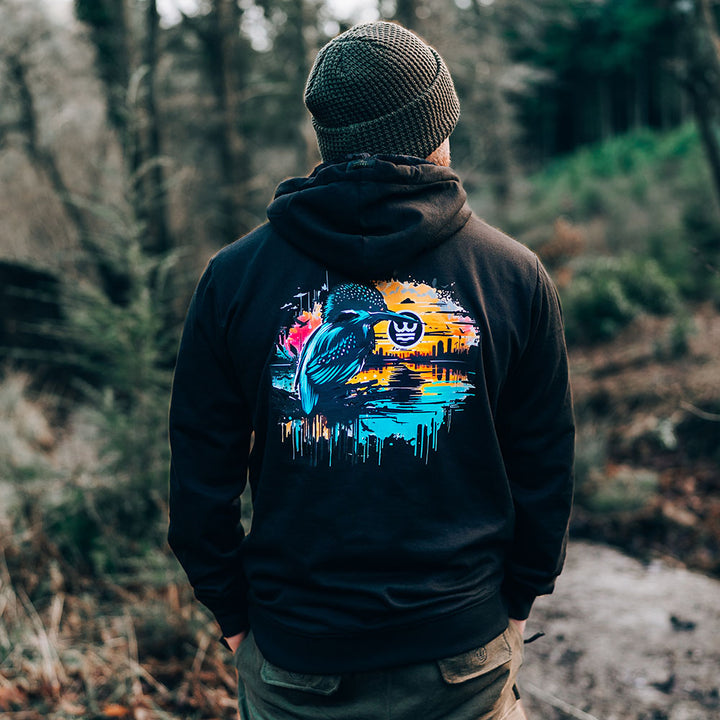 The Kingfisher Hoodie Black