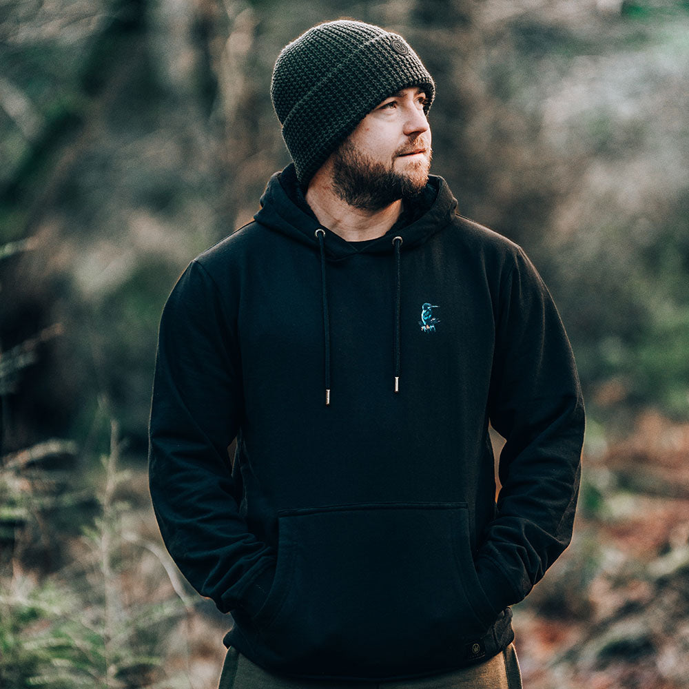 The Kingfisher Hoodie Black