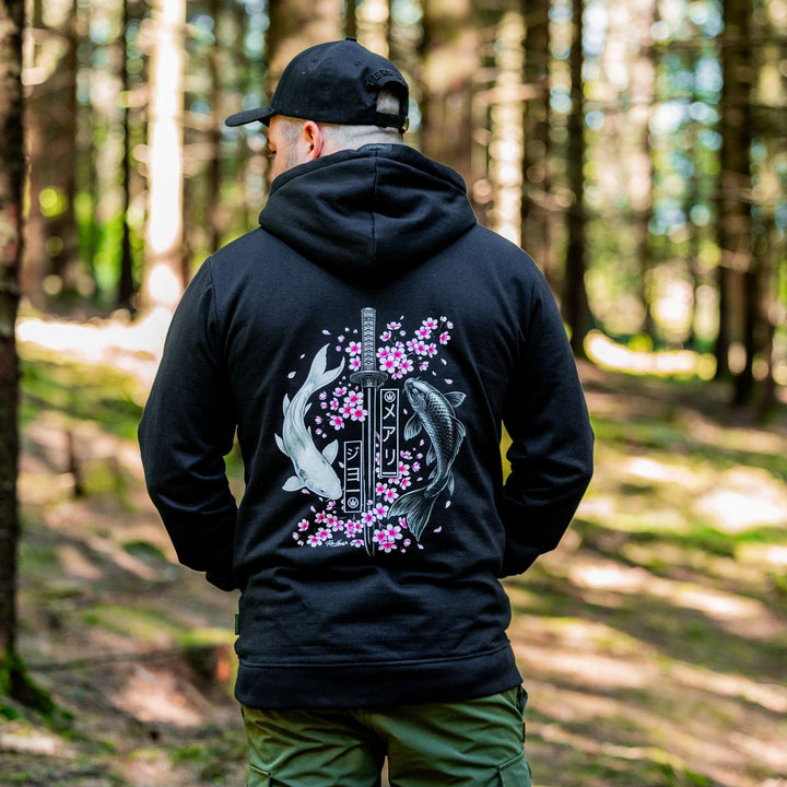 Pink Blossom Koi Hoodie
