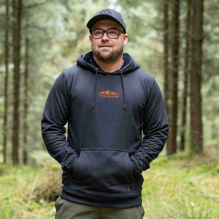 Mini Peaks Black Hoodie - Choose your own design colour