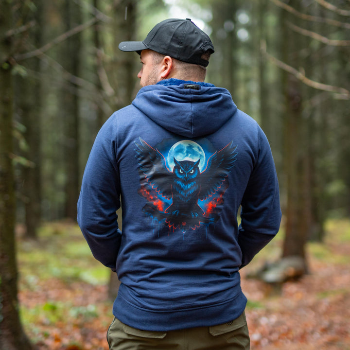The Owl - Navy Hoodie