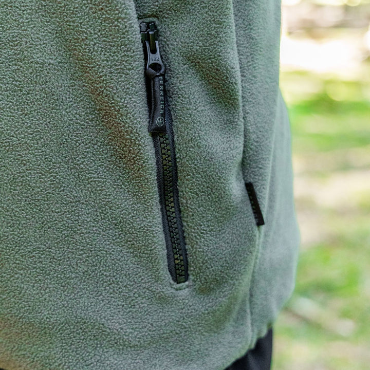 Summer 1/4 Zip Fleece Jumper - Green