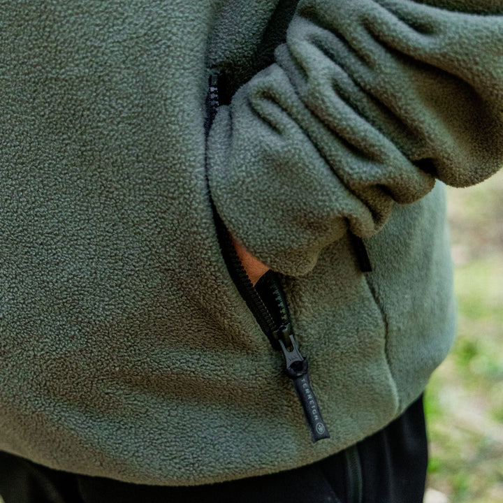 Summer 1/4 Zip Fleece Jumper - Green