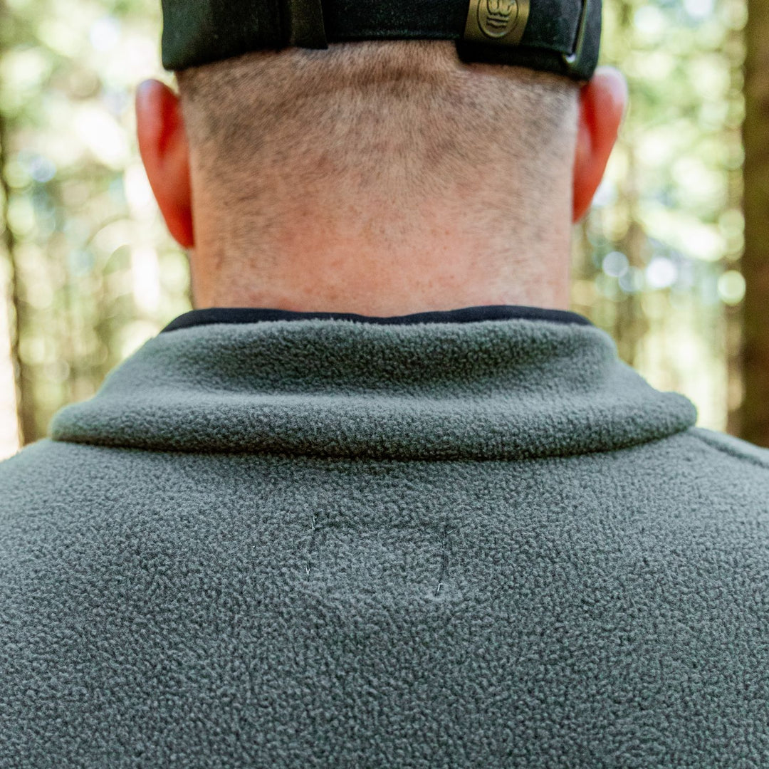 Summer 1/4 Zip Fleece Jumper - Green
