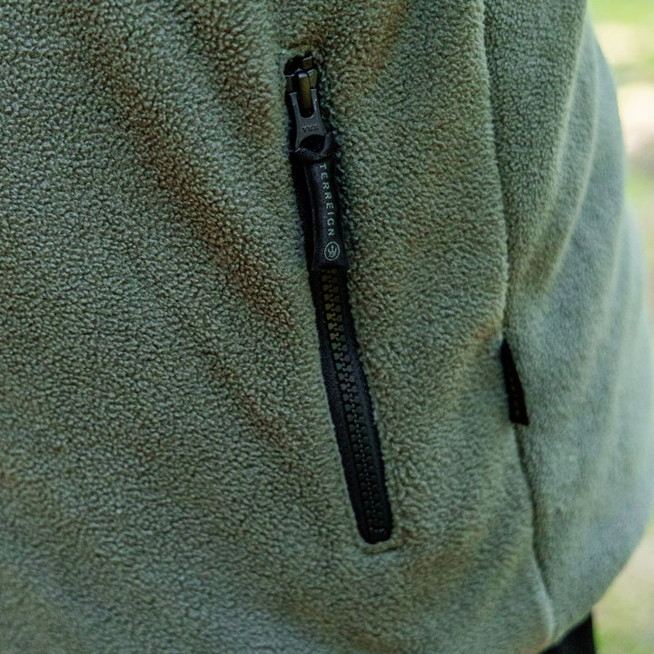 Summer 1/4 Zip Fleece Jumper - Green