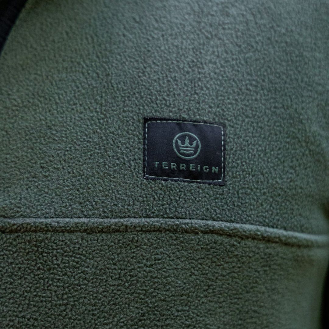 Summer 1/4 Zip Fleece Jumper - Green