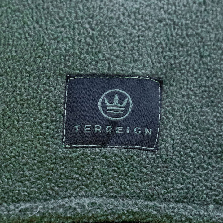 Summer 1/4 Zip Fleece Jumper - Green with Black